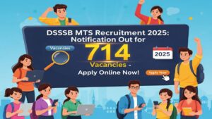 DSSSB MTS Recruitment 2025