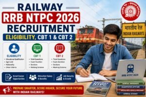 Railway RRB NTPC 2026 Recruitment: Eligibility, CBT 1 & CBT 2 Exam Pattern & Preparation Strategy