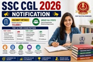 SSC CGL 2026 Notification, Vacancy Details, Tier 1 & Tier 2 Exam Pattern & Syllabus